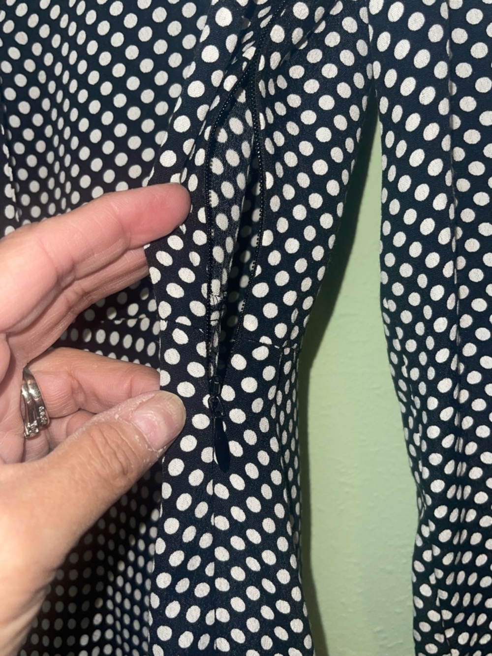 Zara, made in Spain, polka dot mini dress. Size small GUC - Picture 8 of 8